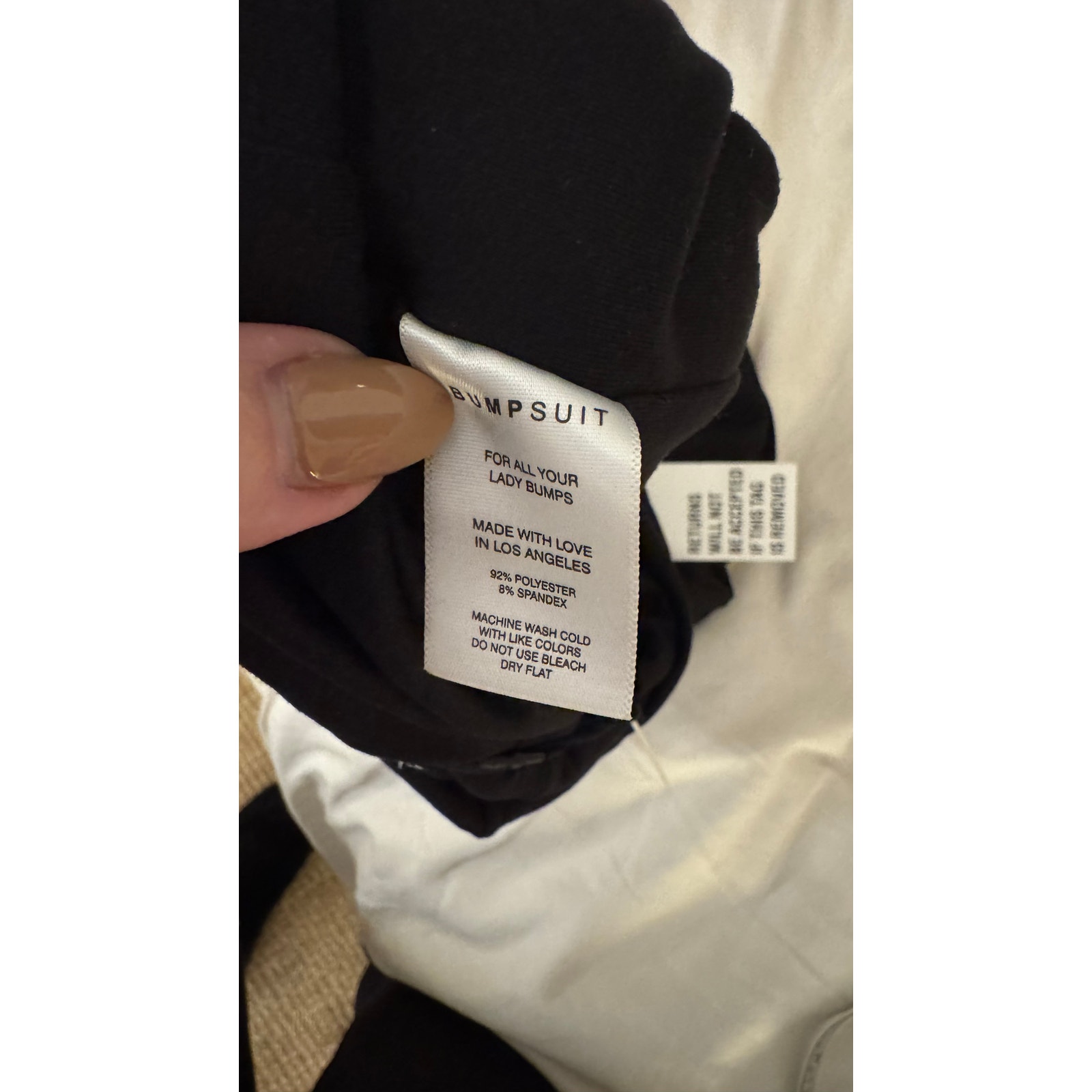 Nwt - The Bianca Midi Dress - Bumpsuit - Size L - Black — image 6 of 6